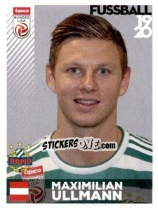 Sticker Maximilian Ullmann - Österreichische Fußball Bundesliga 2019-2020 n. 181 - Panini