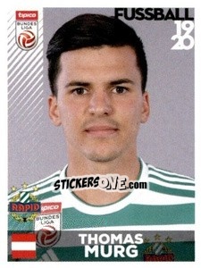 Cromo Thomas Murg - Österreichische Fußball Bundesliga 2019-2020 n. 187 - Panini