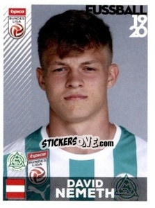 Figurina David Nemeth - Österreichische Fußball Bundesliga 2019-2020 n. 203 - Panini