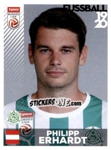 Figurina Philipp Erhardt - Österreichische Fußball Bundesliga 2019-2020 n. 205 - Panini
