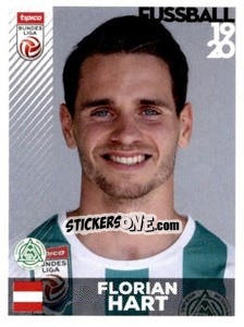 Sticker Florian Hart - Österreichische Fußball Bundesliga 2019-2020 n. 206 - Panini