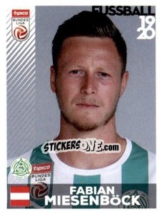 Sticker Fabian Miesenböck - Österreichische Fußball Bundesliga 2019-2020 - Panini