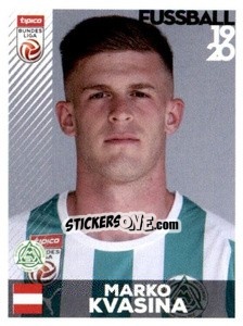 Sticker Marko Kvasina - Österreichische Fußball Bundesliga 2019-2020 n. 219 - Panini