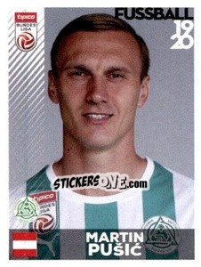 Figurina Martin Pusic - Österreichische Fußball Bundesliga 2019-2020 n. 220 - Panini
