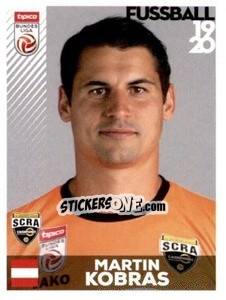 Sticker Martin Kobras - Österreichische Fußball Bundesliga 2019-2020 - Panini