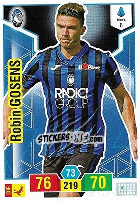 Sticker Robin Gosens - Calciatori 2019-2020. Adrenalyn XL n. 8 - Panini