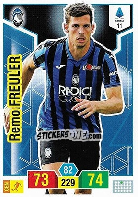 Sticker Remo Freuler - Calciatori 2019-2020. Adrenalyn XL n. 11 - Panini