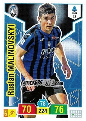 Cromo Ruslan Malinovskyi - Calciatori 2019-2020. Adrenalyn XL - Panini