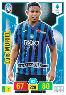 Sticker Luis Muriel - Calciatori 2019-2020. Adrenalyn XL n. 16 - Panini