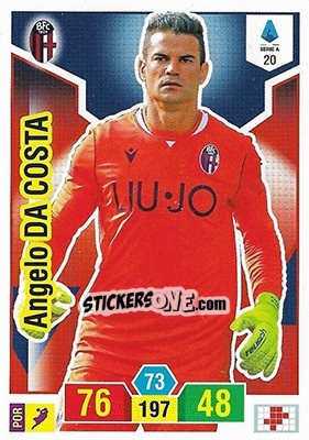 Figurina Angelo da Costa - Calciatori 2019-2020. Adrenalyn XL - Panini