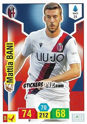 Figurina Mattia Bani - Calciatori 2019-2020. Adrenalyn XL - Panini