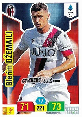 Sticker Blerim Džemaili - Calciatori 2019-2020. Adrenalyn XL n. 26 - Panini