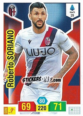 Cromo Roberto Soriano - Calciatori 2019-2020. Adrenalyn XL - Panini