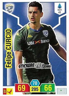 Figurina Felipe Curcio - Calciatori 2019-2020. Adrenalyn XL - Panini