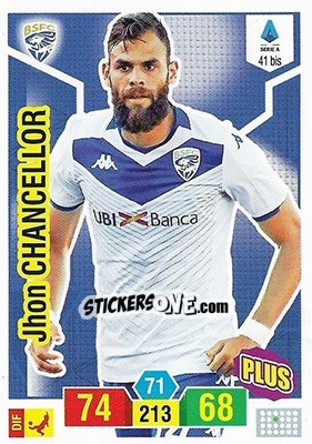 Cromo Jhon Chancellor - Calciatori 2019-2020. Adrenalyn XL - Panini