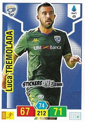 Cromo Luca Tremolada - Calciatori 2019-2020. Adrenalyn XL - Panini