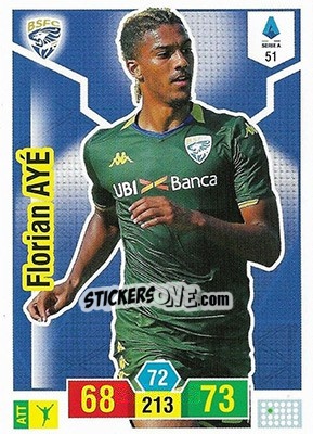 Figurina Florian Ayé - Calciatori 2019-2020. Adrenalyn XL - Panini