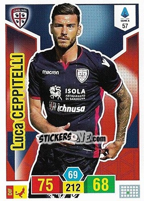 Sticker Luca Ceppitelli - Calciatori 2019-2020. Adrenalyn XL - Panini