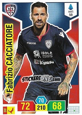 Figurina Fabrizio Cacciatore - Calciatori 2019-2020. Adrenalyn XL - Panini