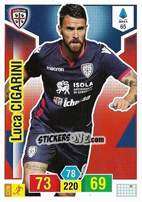 Figurina Luca Cigarini - Calciatori 2019-2020. Adrenalyn XL - Panini