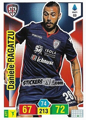 Figurina Daniele Ragatzu - Calciatori 2019-2020. Adrenalyn XL - Panini