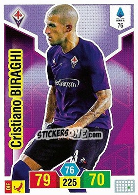 Figurina Cristiano Biraghi - Calciatori 2019-2020. Adrenalyn XL - Panini