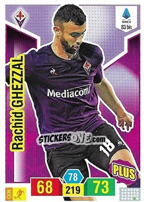 Figurina Rachid Ghezzal - Calciatori 2019-2020. Adrenalyn XL - Panini