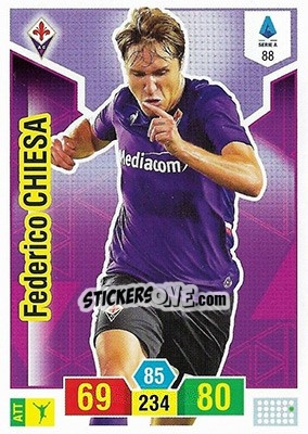 Sticker Federico Chiesa - Calciatori 2019-2020. Adrenalyn XL n. 88 - Panini