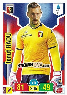 Cromo Ionut Radu - Calciatori 2019-2020. Adrenalyn XL - Panini