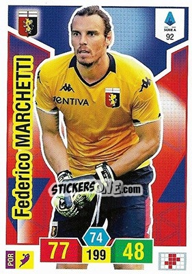 Figurina Federico Marchetti - Calciatori 2019-2020. Adrenalyn XL - Panini