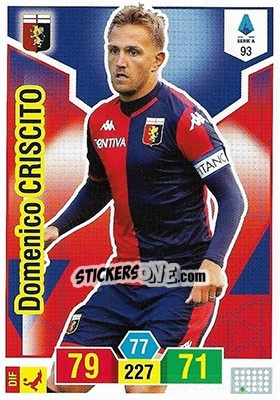 Sticker Domenico Criscito - Calciatori 2019-2020. Adrenalyn XL - Panini