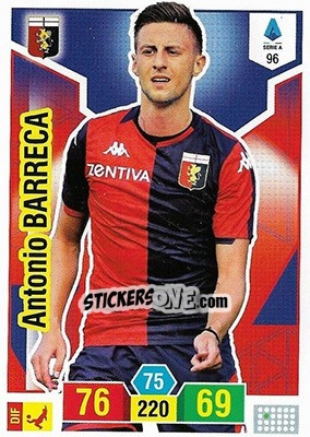 Sticker Antonio Barreca - Calciatori 2019-2020. Adrenalyn XL - Panini