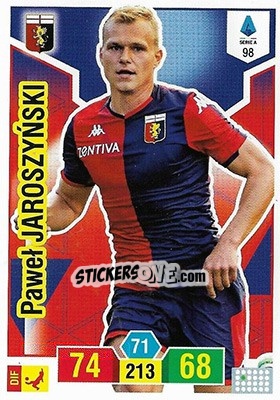 Figurina Paweł Jaroszyński - Calciatori 2019-2020. Adrenalyn XL - Panini