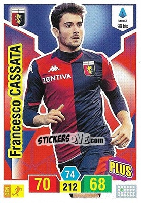 Cromo Francesco Cassata - Calciatori 2019-2020. Adrenalyn XL - Panini