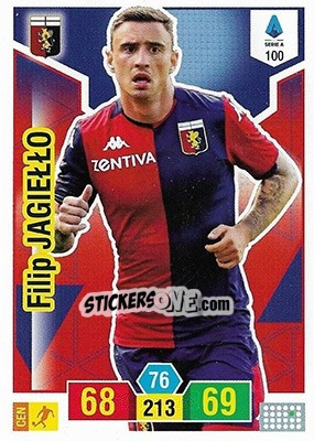 Figurina Filip Jagiełło - Calciatori 2019-2020. Adrenalyn XL - Panini