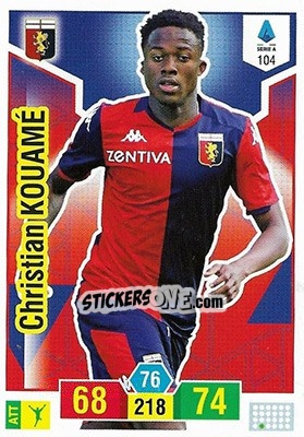 Figurina Christian Kouamé - Calciatori 2019-2020. Adrenalyn XL - Panini