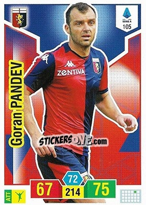 Sticker Goran Pandev - Calciatori 2019-2020. Adrenalyn XL - Panini