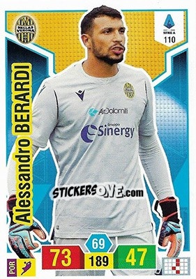 Figurina Alessandro Berardi - Calciatori 2019-2020. Adrenalyn XL - Panini