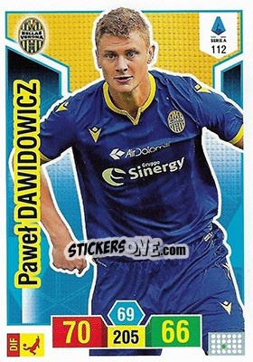Figurina Paweł Dawidowicz - Calciatori 2019-2020. Adrenalyn XL - Panini