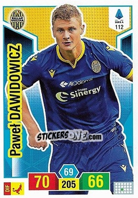 Cromo Paweł Dawidowicz - Calciatori 2019-2020. Adrenalyn XL n. 112 - Panini
