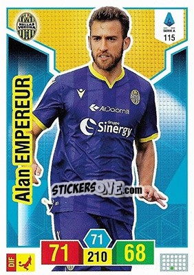 Cromo Alan Empereur - Calciatori 2019-2020. Adrenalyn XL - Panini