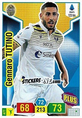 Cromo Gennaro Tutino - Calciatori 2019-2020. Adrenalyn XL - Panini