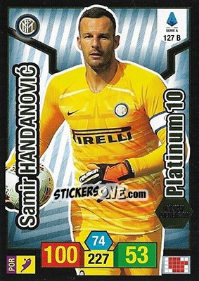Sticker Samir Handanovic - Calciatori 2019-2020. Adrenalyn XL n. 127B - Panini