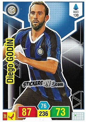 Cromo Diego Godín - Calciatori 2019-2020. Adrenalyn XL - Panini