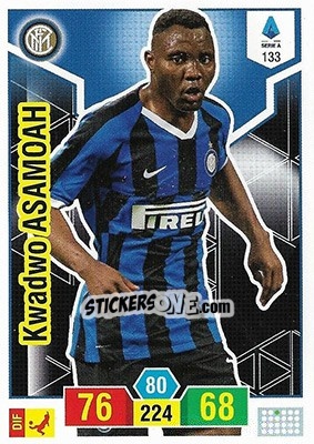 Sticker Kwadwo Asamoah - Calciatori 2019-2020. Adrenalyn XL n. 133 - Panini