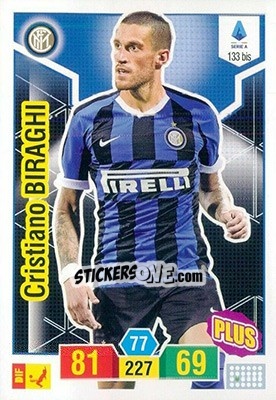 Sticker Cristiano Biraghi - Calciatori 2019-2020. Adrenalyn XL - Panini