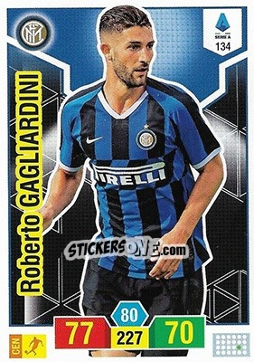 Figurina Roberto Gagliardini - Calciatori 2019-2020. Adrenalyn XL - Panini