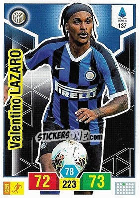 Sticker Valentino Lazaro - Calciatori 2019-2020. Adrenalyn XL - Panini