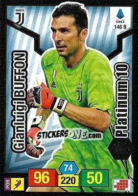 Sticker Gianluigi Buffon - Calciatori 2019-2020. Adrenalyn XL n. 146B - Panini