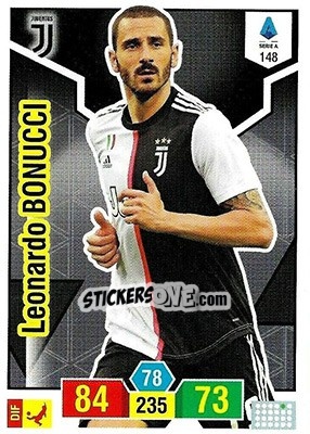 Sticker Leonardo Bonucci - Calciatori 2019-2020. Adrenalyn XL n. 148 - Panini